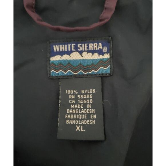 VTG 90s White Sierra 1/4 Zip Windbreaker Pullover Jacket Size XL Excellent - Picture 5 of 5